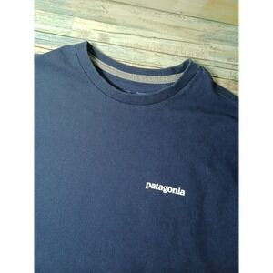 Patagonia Men's Responibill-Tee Shirt Small, Blue, Long Sleeve, Regular Fit
